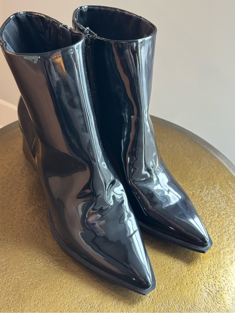 BP. Loren Pointed Toe Bootie in Black Patent Leather. Women’s sz 12 - Picture 2 of 4
